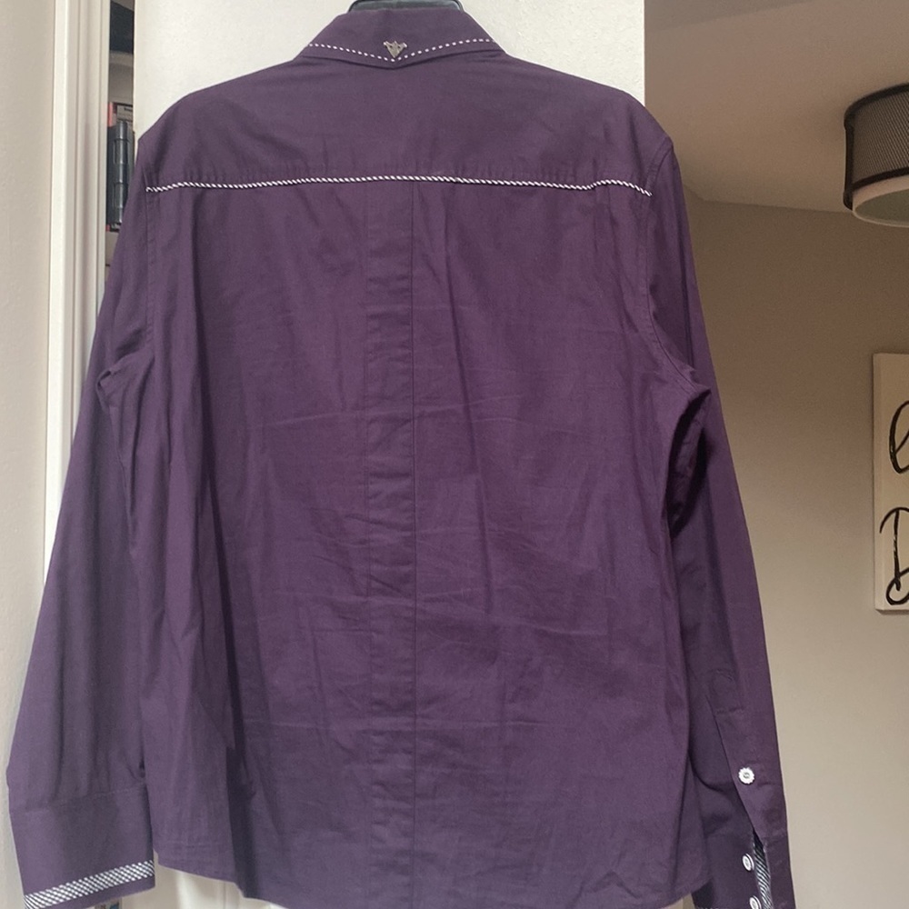 Perruzo Men's Dress Shirt Size Large - Picture 5 of 5